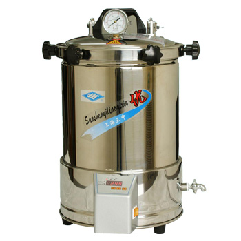 上海三申YX-280A定時數控手提式壓力蒸汽滅菌器手提式消毒鍋高壓滅菌鍋